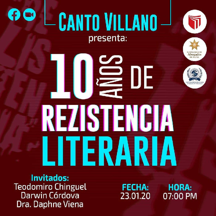 Zoom por los 10 AÑOS DE REZISTENCIA LITERARIA